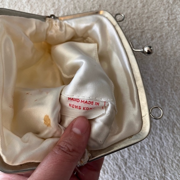 Vintage 1950s Sequin Beaded Clutch - Picture 12 of 14